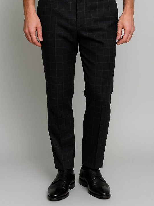 Брюки для мужчин, классические брюки, для осенне-зимнего сезона, из драпа, мужская одежда