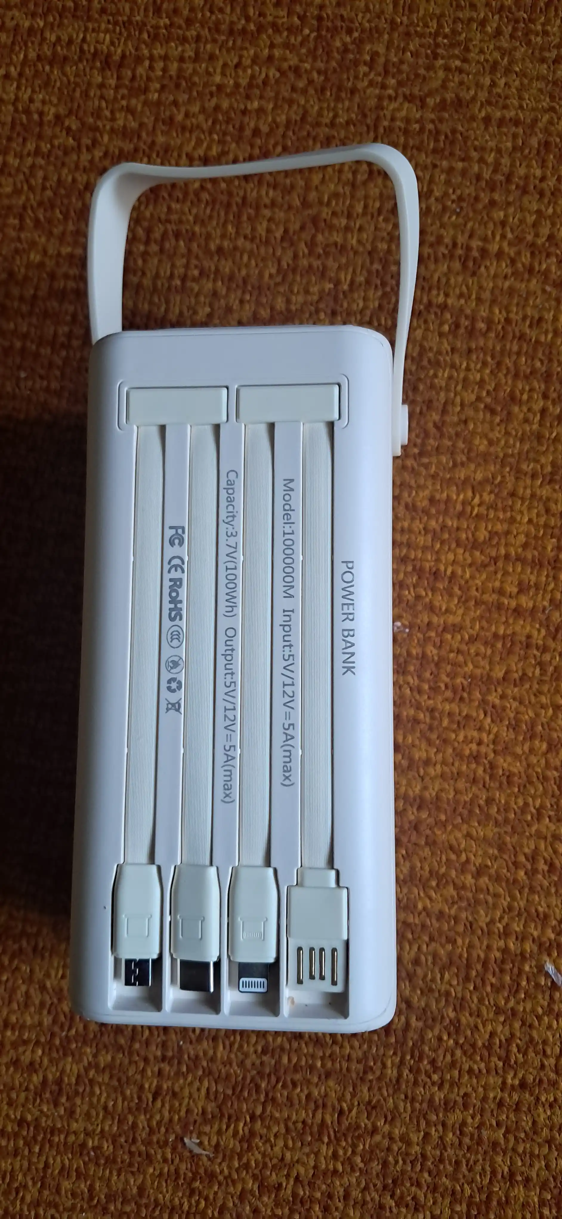 Tez zaryadlanuvchi tashqi akkumulyator, power bank 30000, 50000, 80000, 100000