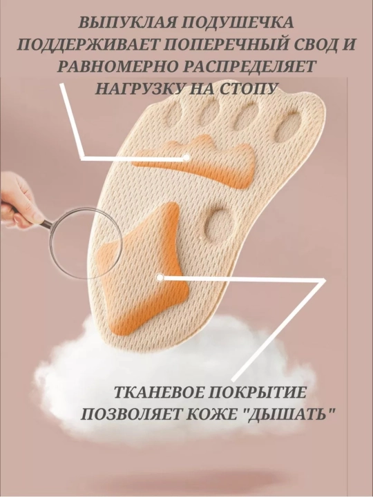 Защитное средство, стельки от мозолей, боли и трения в области стопы и лодыжки