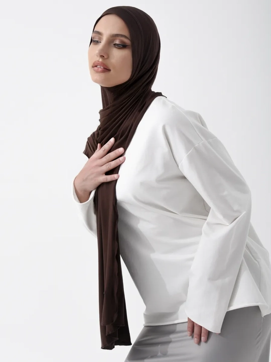 Kaliforniya tayyor kiymali sharf ayollar ro‘moli,hijob, haj va umra uchun mos, 175 x 75 sm