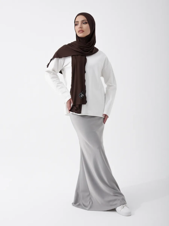 Kaliforniya tayyor kiymali sharf ayollar ro‘moli,hijob, haj va umra uchun mos, 175 x 75 sm