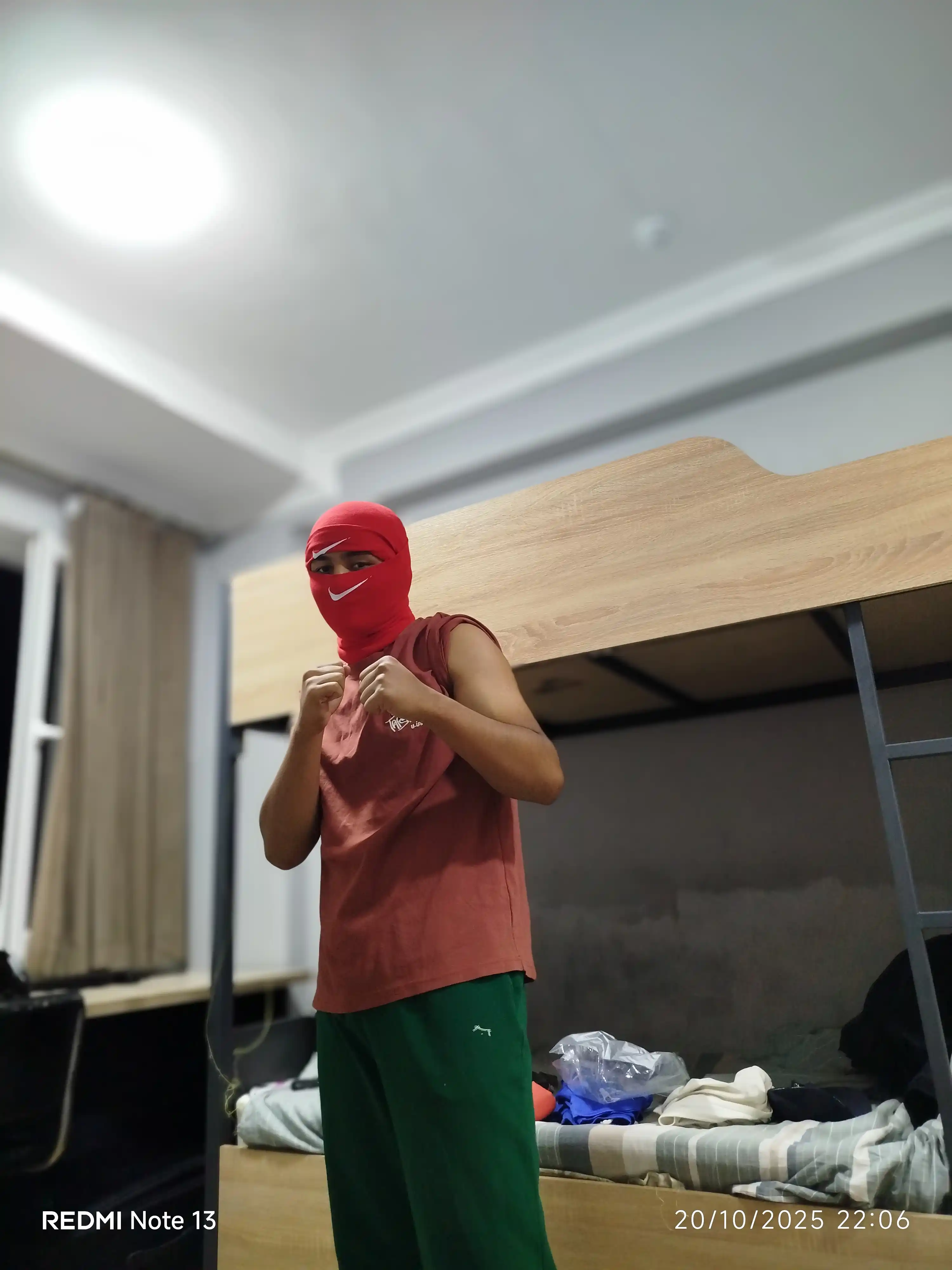 Qalpoq-niqob, 2 tasi 1 da to‘plam, qishki, 95% paxta