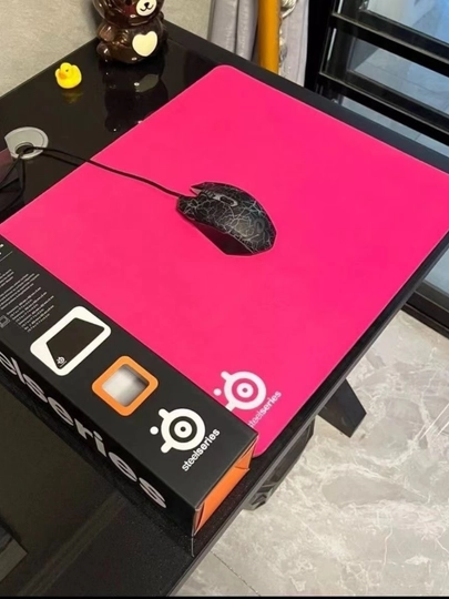 Коврик для мыши — стиль и точность в каждом движении — KRUDROP-STEELSERIES-РОЗОВ