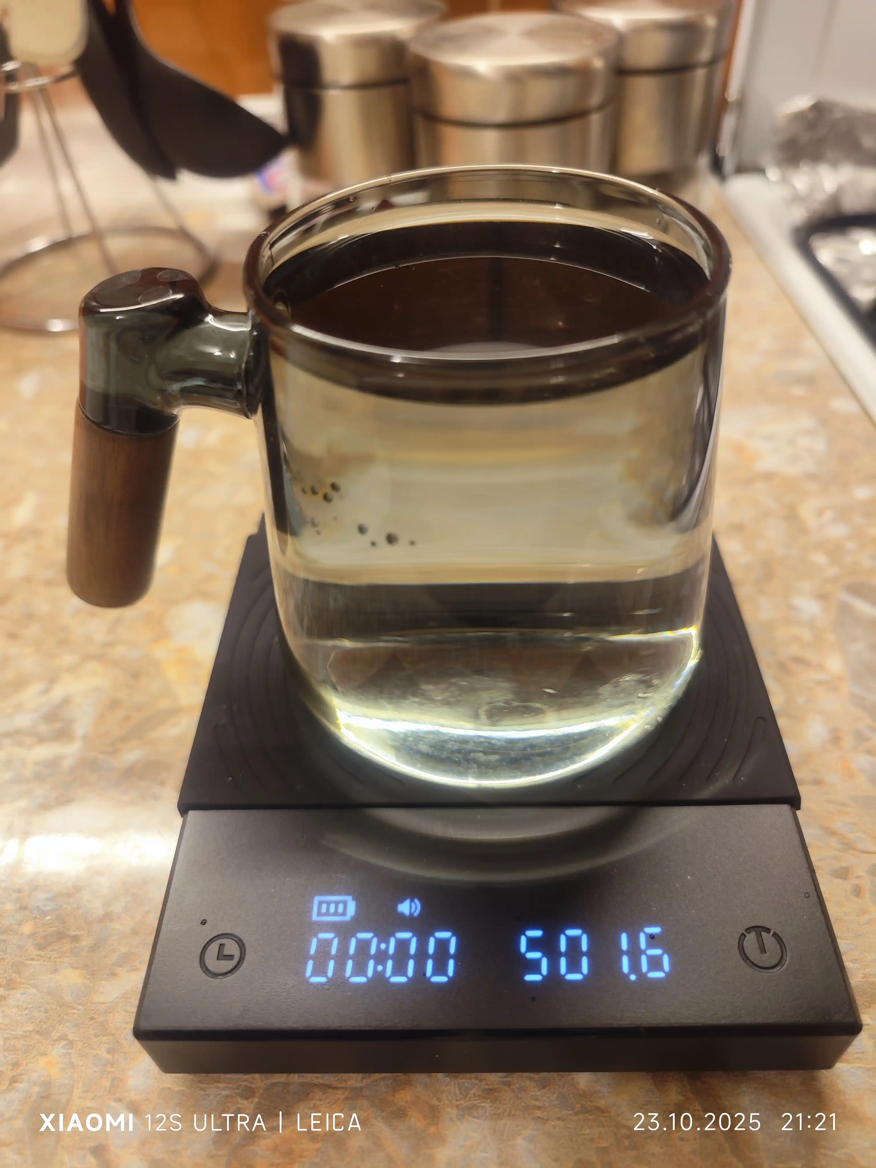 Choy damlash uchun krujka, qopqoq va filtr-damlagich bilan 500 ml