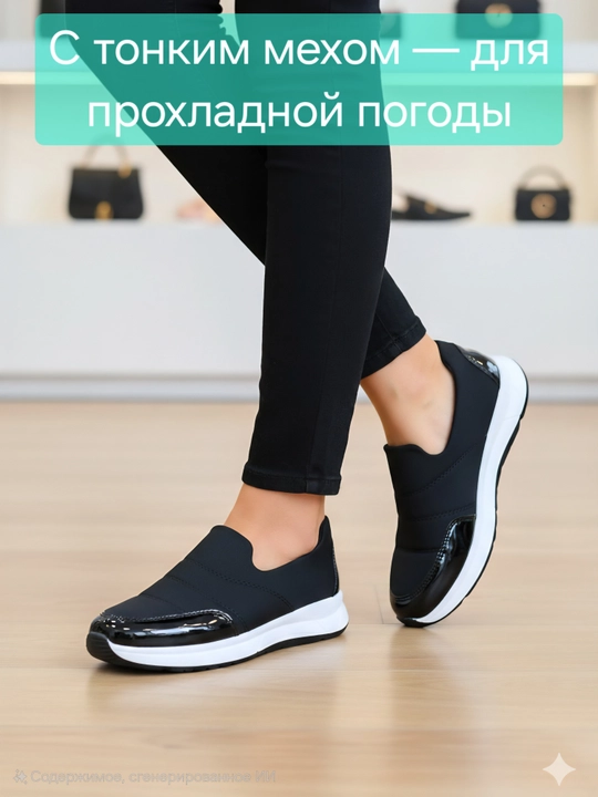 Женские кроссовки для весны, осени и зимы лёгкие и удобные, размеры 36–40 - 