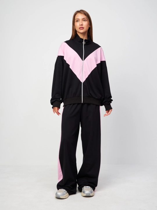 Zipli ikki qismli sport kostyumi - 
