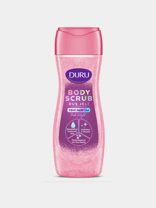 Duru Body Scrub Pink Delight dush geli-skrab, 450 ml - 