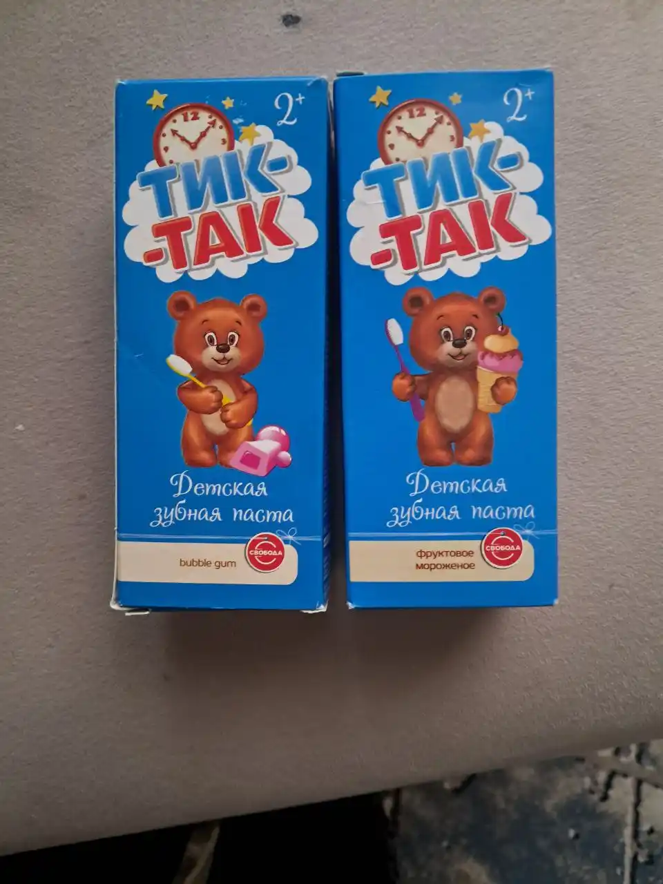 Tish pastasi Tik-Tak, qulupnay aromati bilan, 62 gr