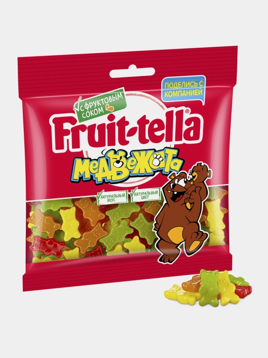 Жевательный мармелад Fruittella Медвежата, 150 г