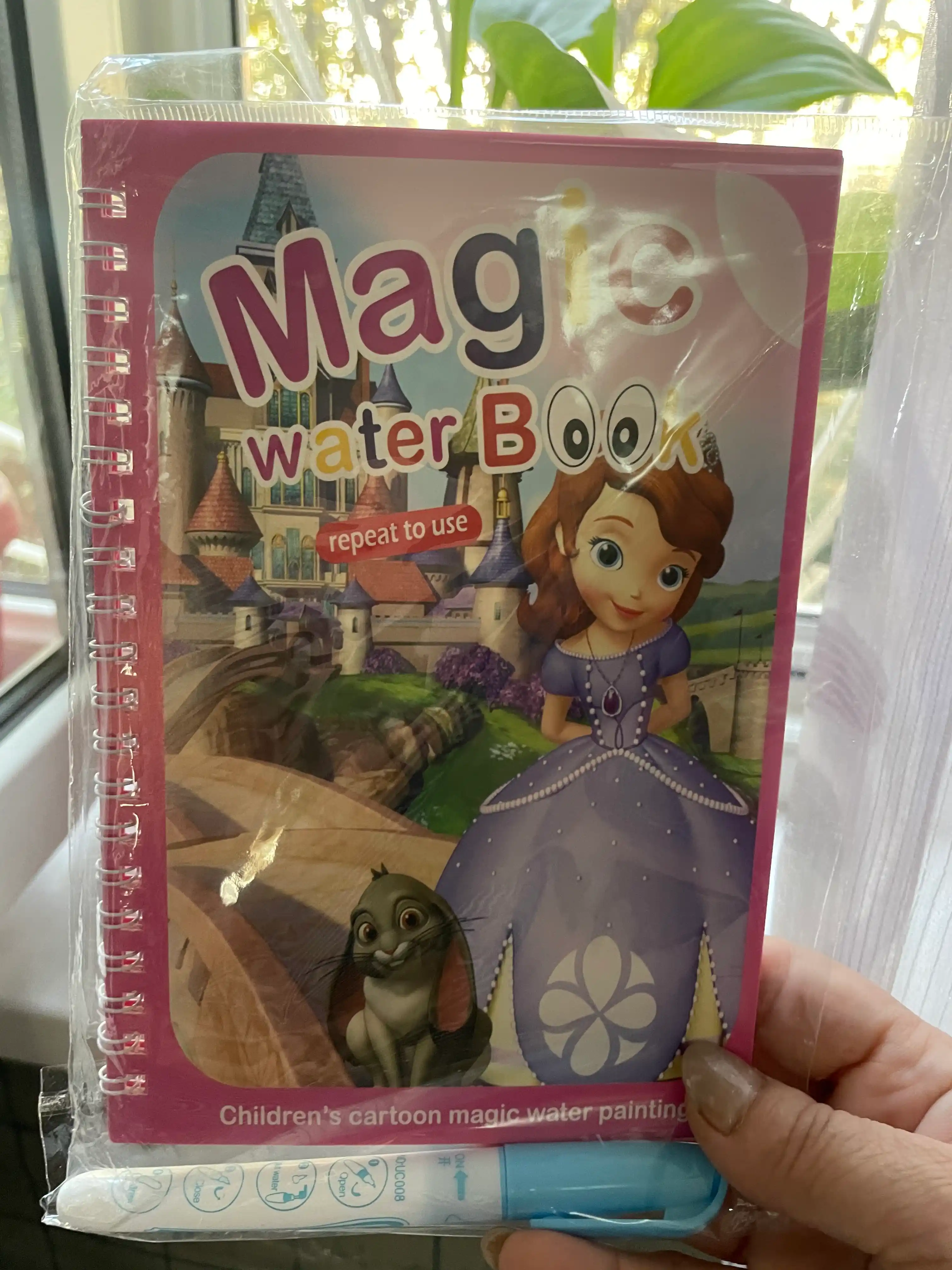Magic Water Book многоразовая детская книжка для рисования водой