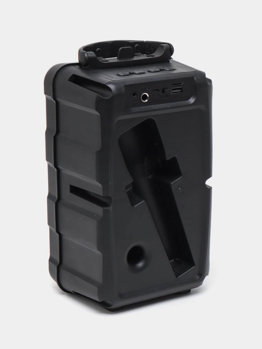 Karaoke kolonka Bluetooth Soonbox S7, FM Radio va simli mikrofoni bilan