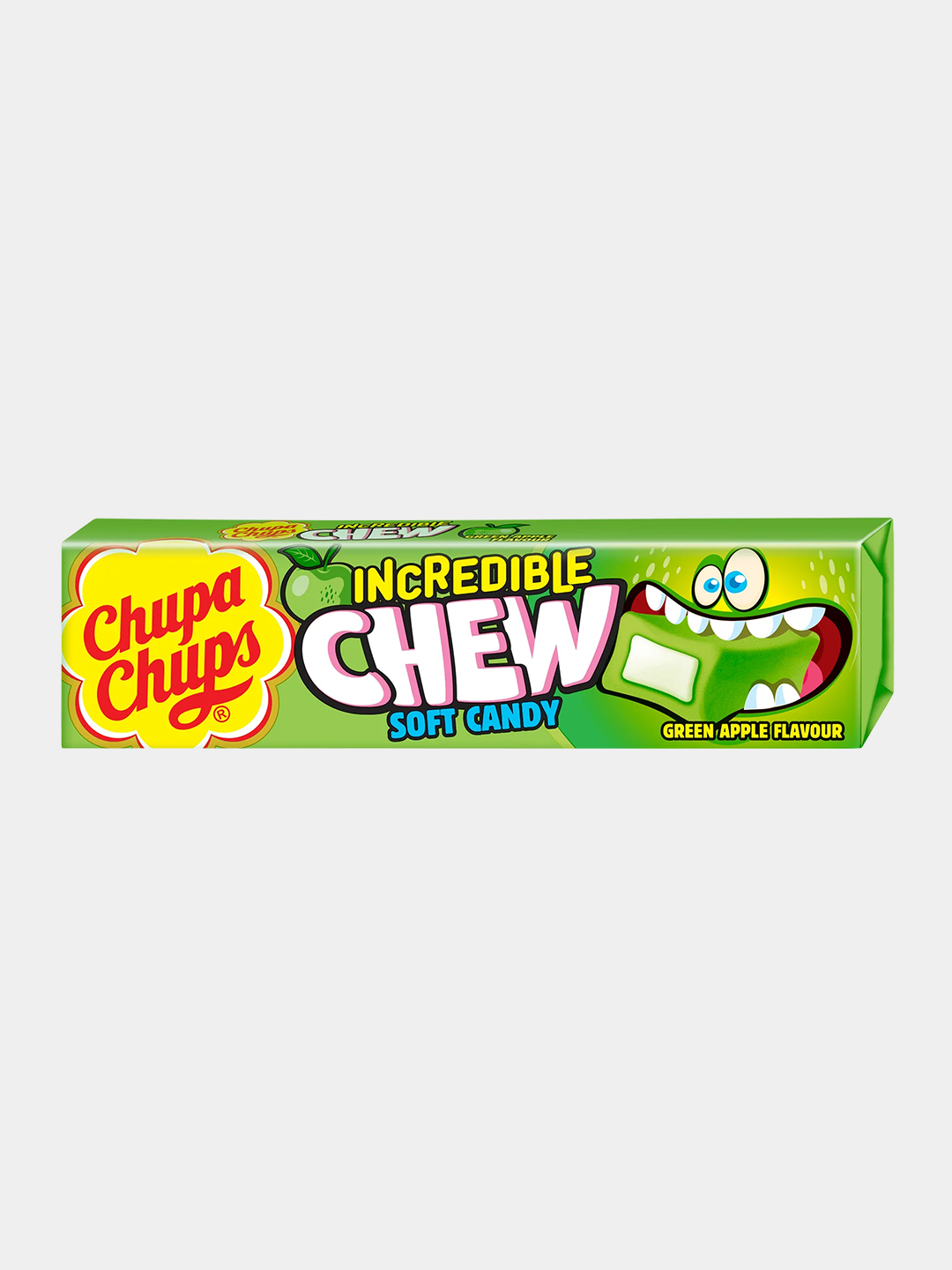 Chupa Chups Incredible Chew Olma saqichli konfetlar, 47 g, 12 dona - 