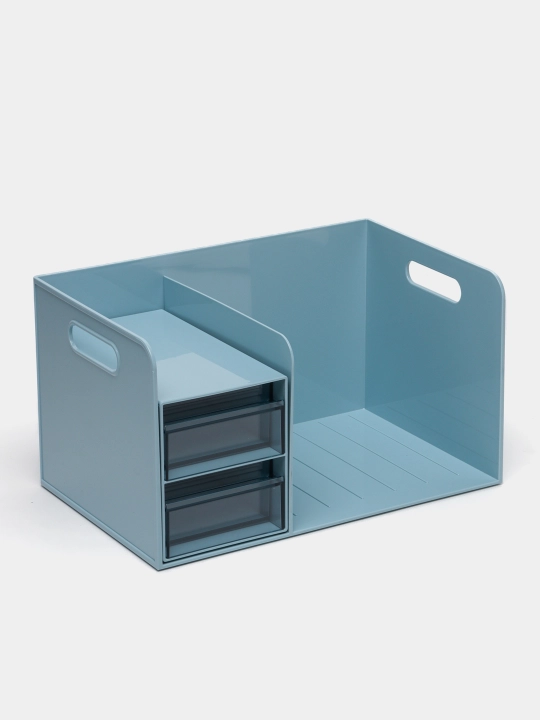 Органайзер +подставка для книг Deli PK110-BLUE