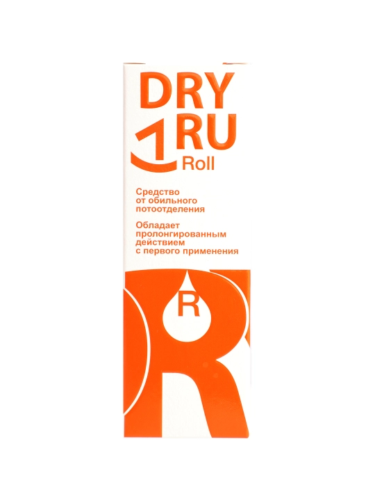 Средство от обильного потоотделения DRY RU ROLL, с пролонгирующим действием, 50 мл