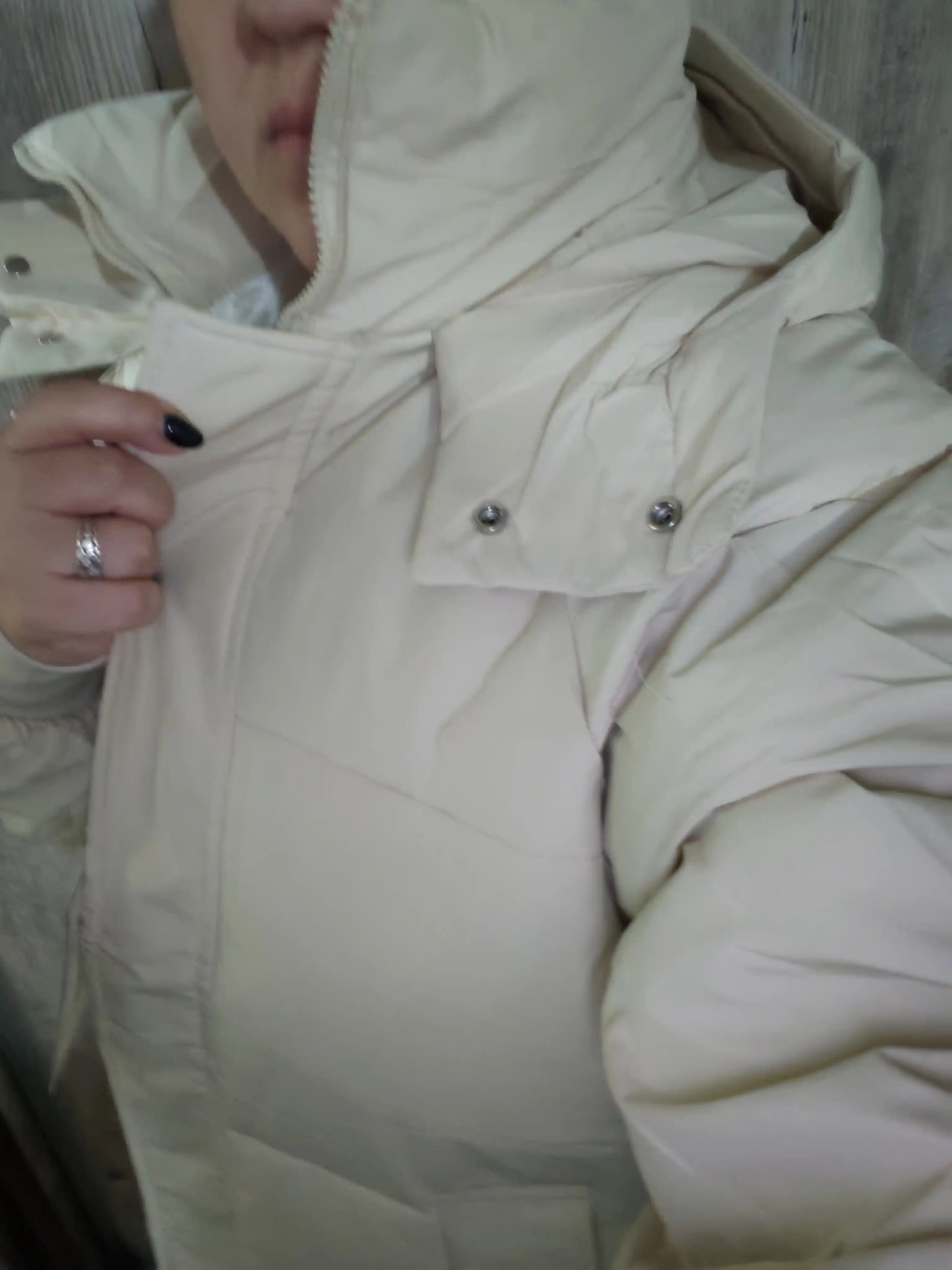 Kurtka ayollar uchun, issiq uzun kurtka - EllyFashion kapyushonli, qishki oversize puxovik