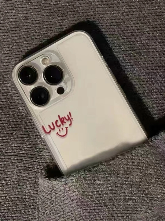 Чехол Lucky для iPhone, прозрачный, силиконовый