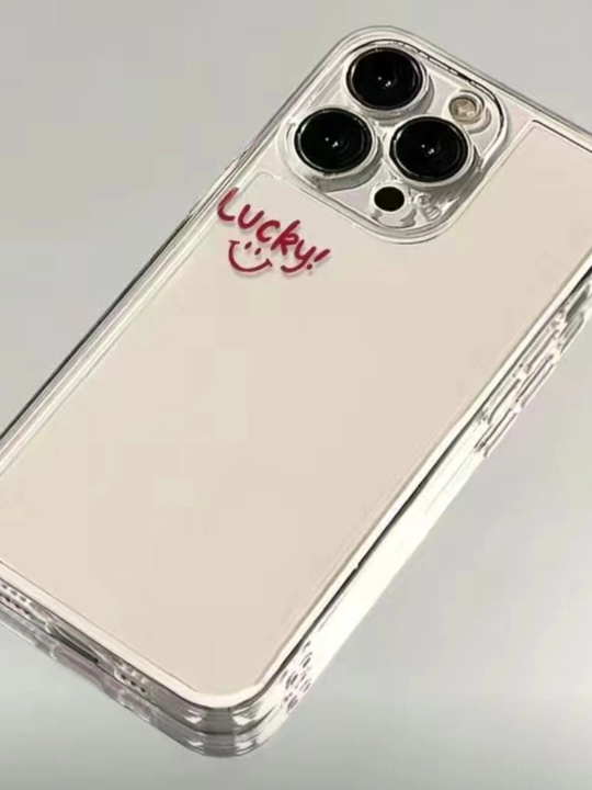 Чехол Lucky для iPhone, прозрачный, силиконовый