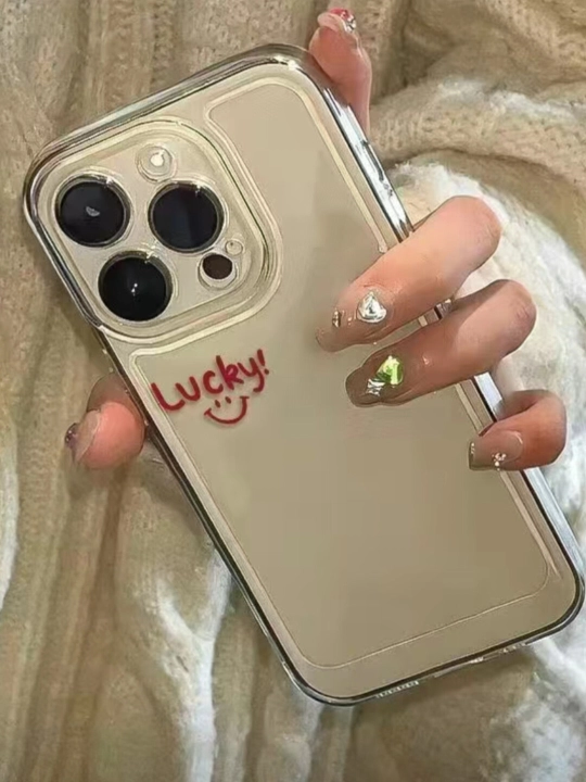 Чехол Lucky для iPhone, прозрачный, силиконовый