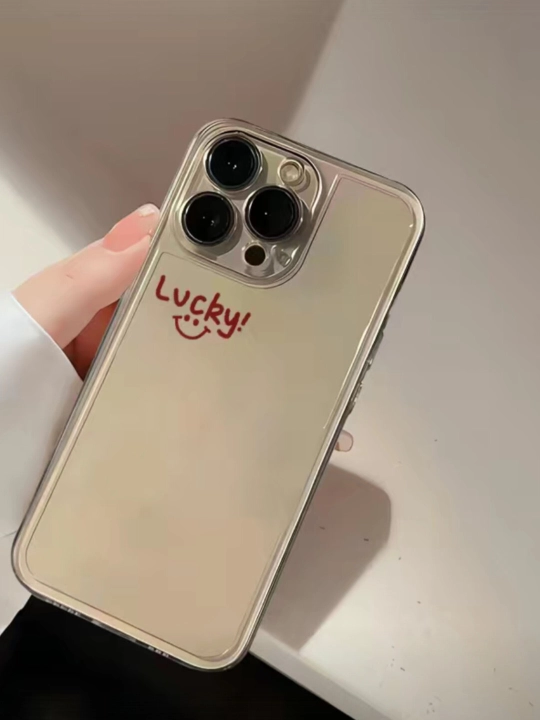 Чехол Lucky для iPhone, прозрачный, силиконовый