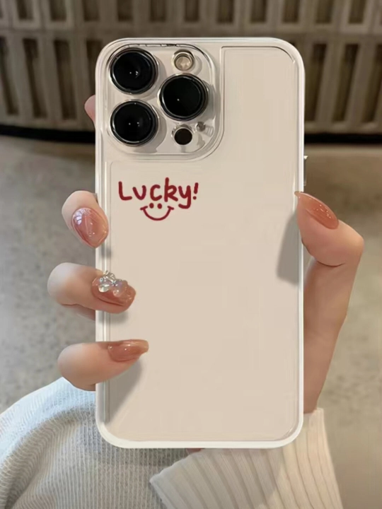 Чехол Lucky для iPhone, прозрачный, силиконовый