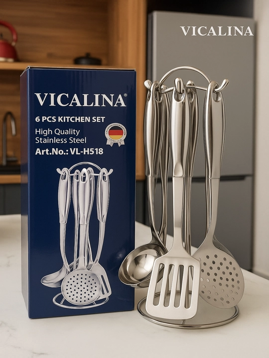 Кухонный набор принадлежностей VICALINA, набор для кухни половник шумовка