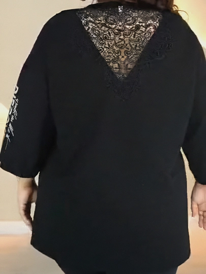Ayollar tunikasi, katta o'lchamli