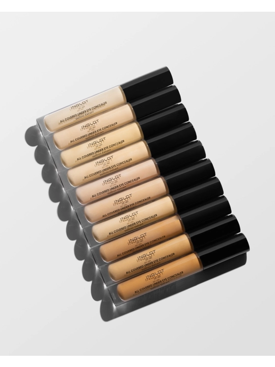 Консилер INGLOT All Covered Under Eye Concealer, плотное покрытие, лёгкий финиш