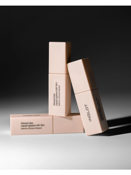 INGLOT GLAZED LIPS LIQUID LIPSTICK Помада жидкая с SPF50+