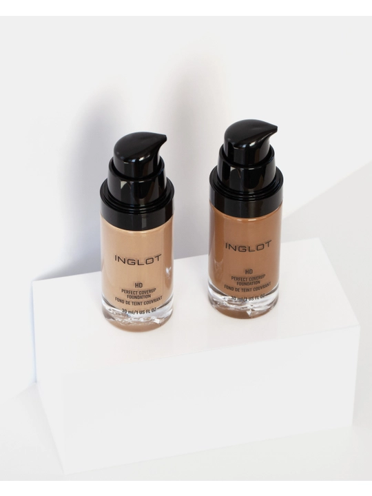 Inglot HD Perfect Coverup Foundation тональная основа 30 мл, стойкая, матирующая