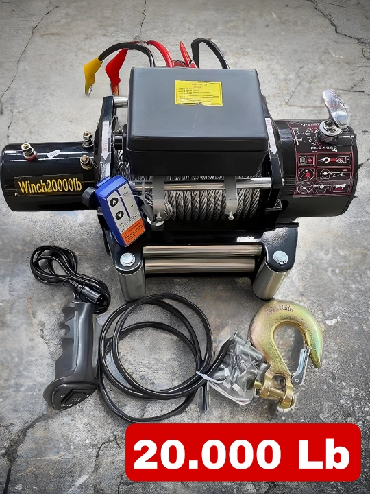 Elektr lebyodka GS Optimus 12V 24V – yuk, evakuator, avtokran uchun