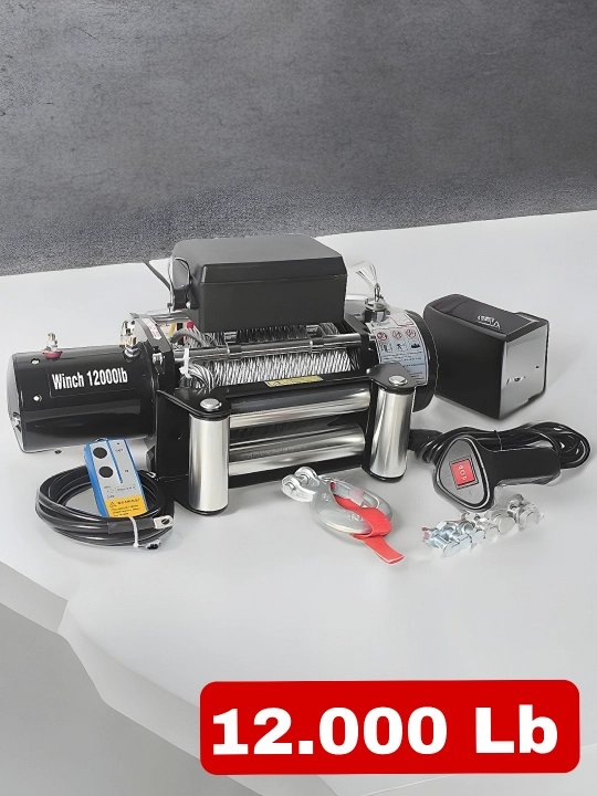 Elektr lebyodka GS Optimus 12V 24V – yuk, evakuator, avtokran uchun