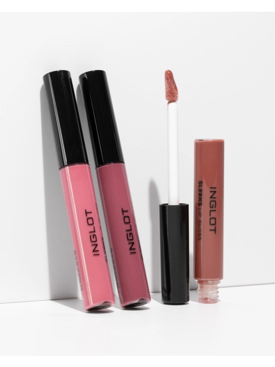 INGLOT Sleeks Lip Gloss yorqinligi, quvvati, yorqinligi va hajmi