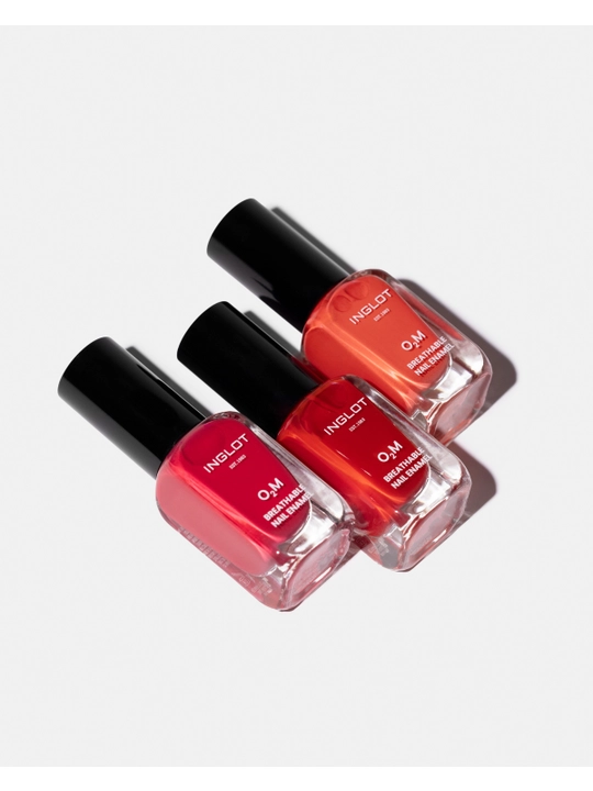 Лак для ногтей эмаль O2M BREATHABLE NAIL ENAMEL, 11 мл
