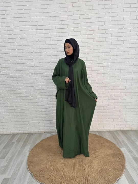 Ayollarning uzun musulmon abaya libosi - 