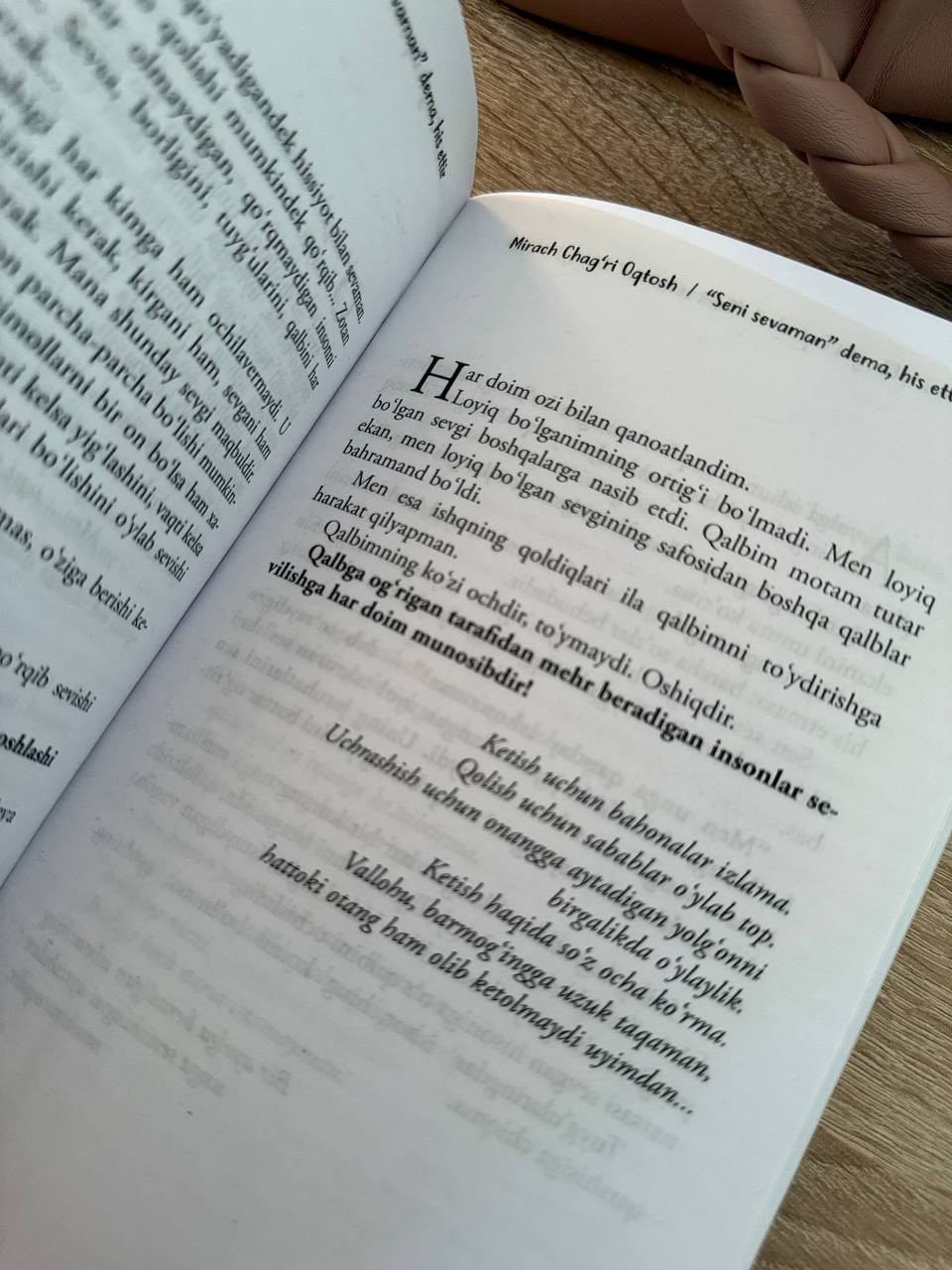 “Seni sevaman dema, His ettir” Mirach Chag‘ri Oqtosh — So‘zlardan kuchliroq tuyg‘ular bor