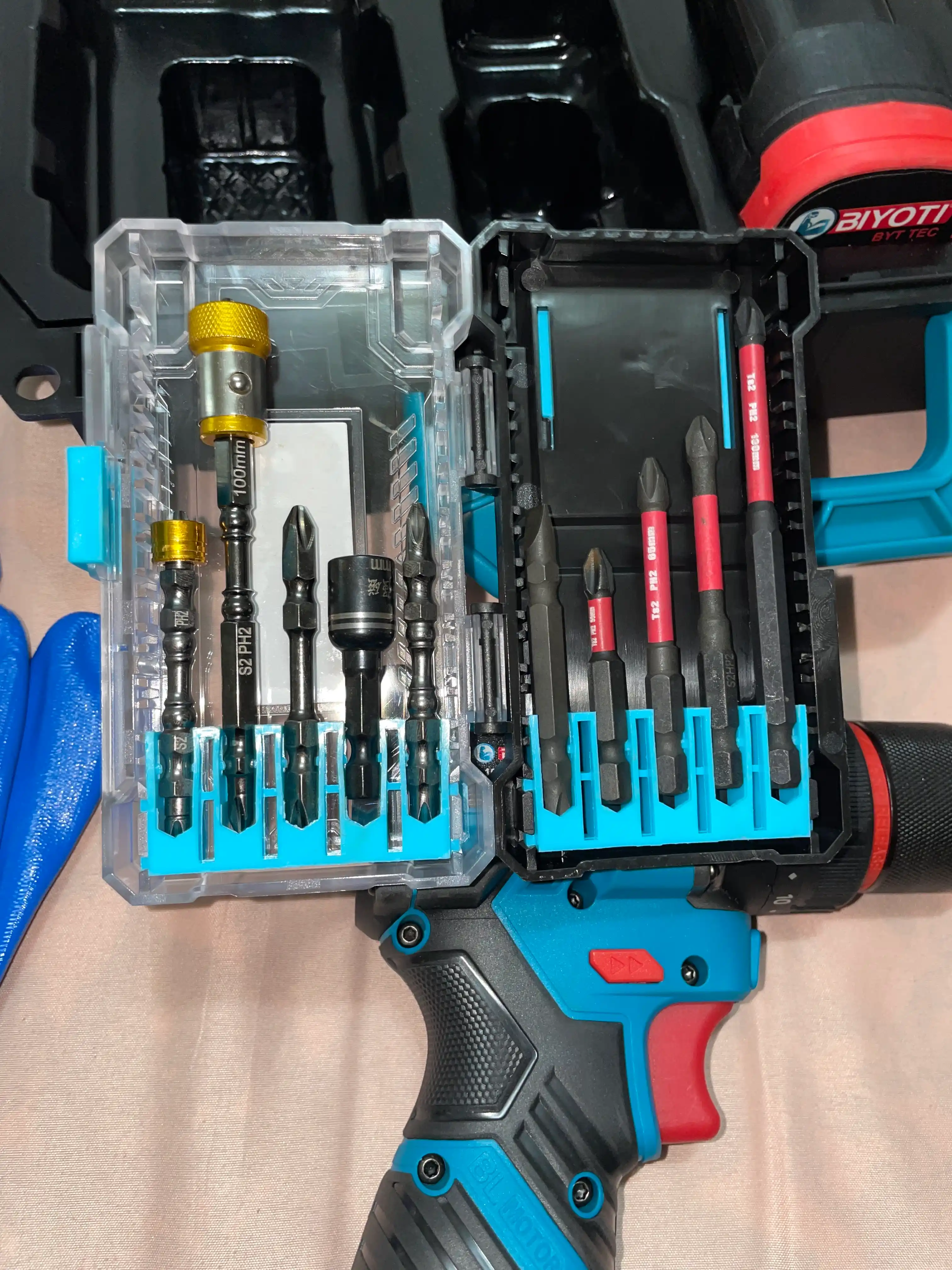 BIYOTI BYT-CD1015 PRO — uy va qurilish uchun kuchli zarbali shurup buragich