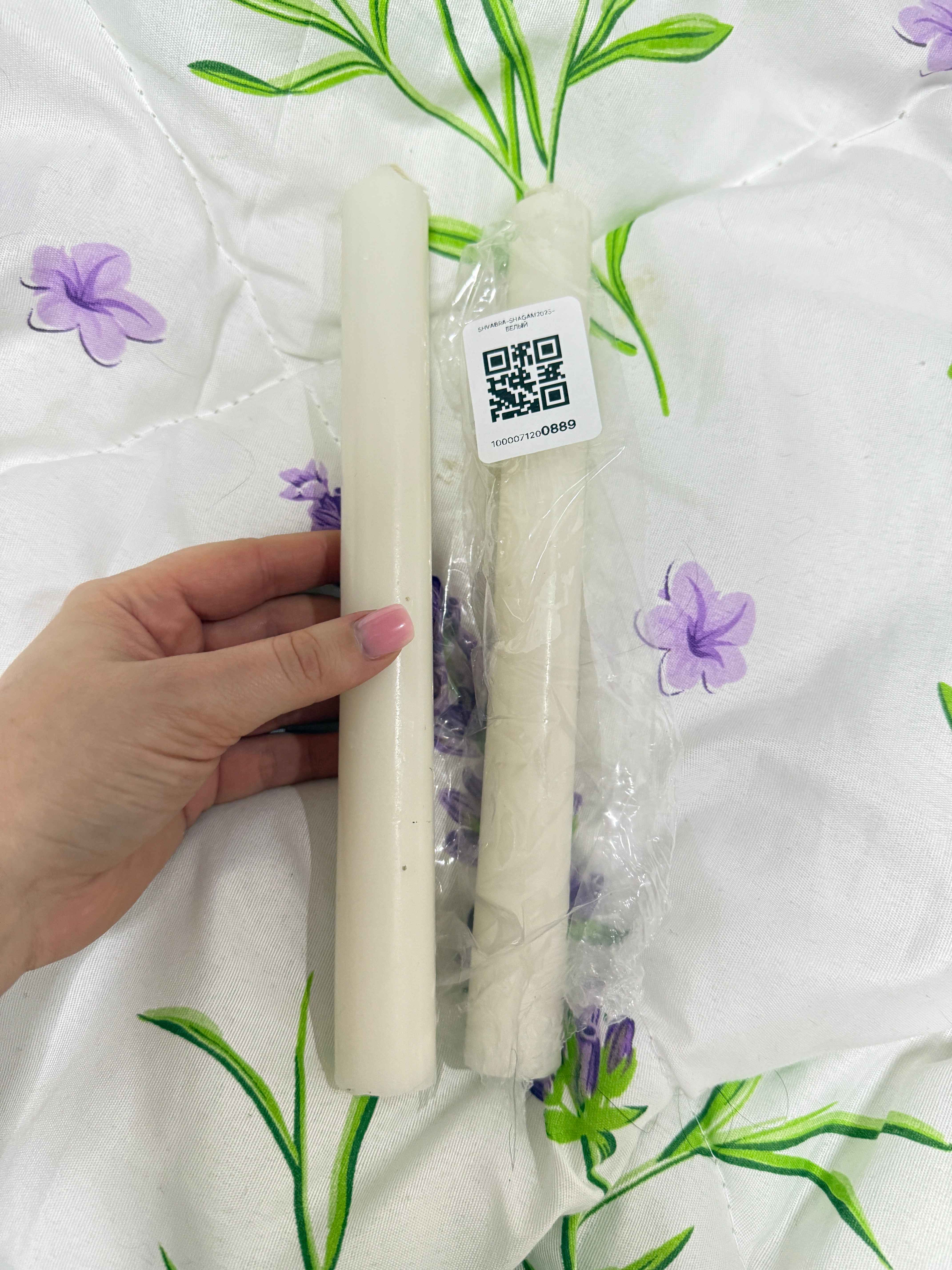 Xo‘jalik sham (4-6 dona, 45 g va 90 g) vosk tayoqchalari 15.5sm, 18sm to'plamda 10 tadan