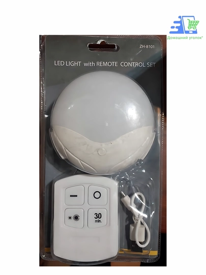 Комплект LED светильников, с пультом и таймером, от USB, 1/3 шт — УГОЛОК-LEDLAMPWITHCONTROLLER-БЕЛЫЙ