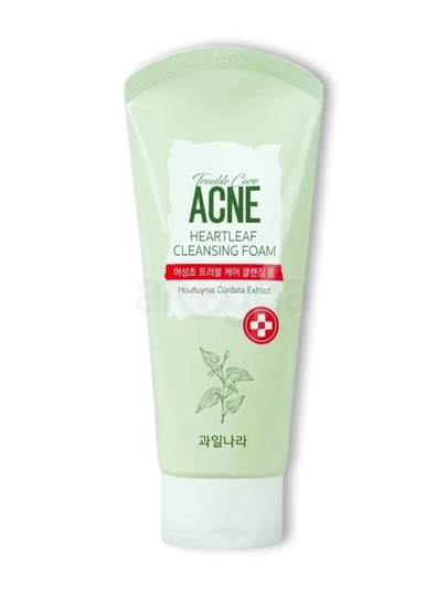 Terable Acne Heartleaf Cleansing Foam yog‘li va muammoli teri uchun tozalovchi penka - 