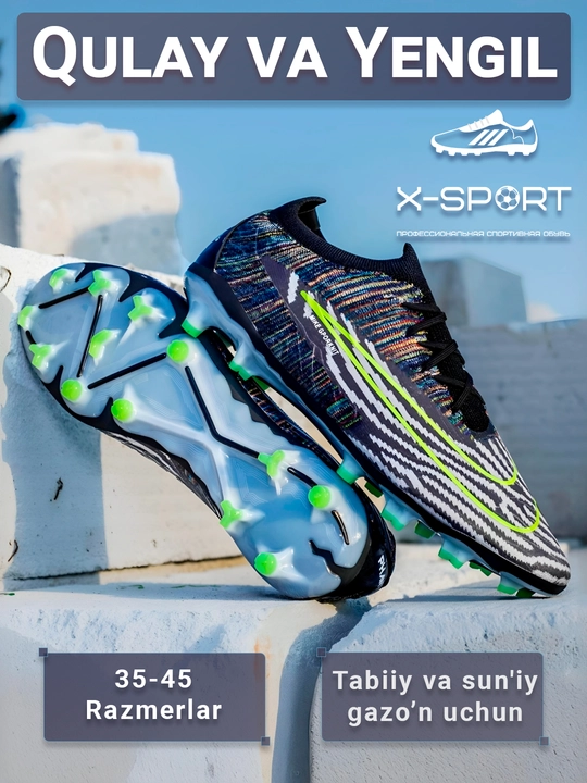 Professional butsi va sorokonojka Phantom GX Elite TF va FG futbol butsalari