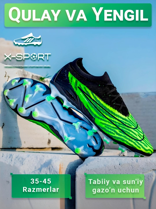 Professional butsi va sorokonojka Phantom GX Elite TF va FG futbol butsalari