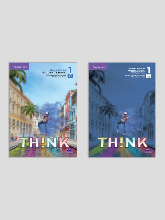 Think 2nd edition. Starter, 1, 2, 3, 4 (A1, A2, B1, B1+, B2). Studentbook+Workbook, A4