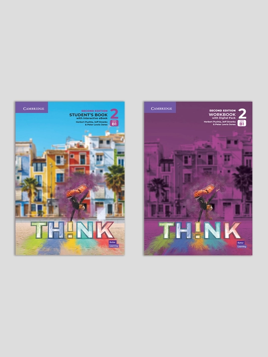 Think 2nd edition. Starter, 1, 2, 3, 4 (A1, A2, B1, B1+, B2). Studentbook+Workbook, A4