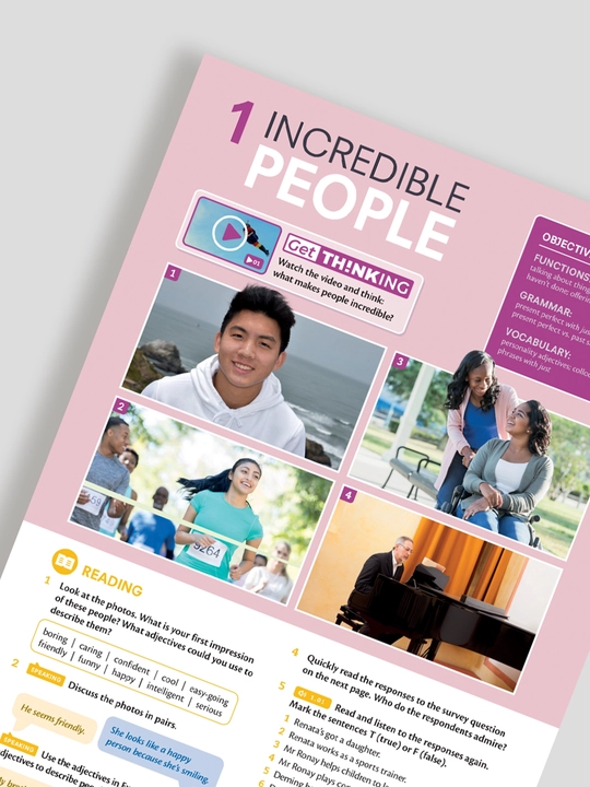 Think 2nd edition. Starter, 1, 2, 3, 4 (A1, A2, B1, B1+, B2). Studentbook+Workbook, A4