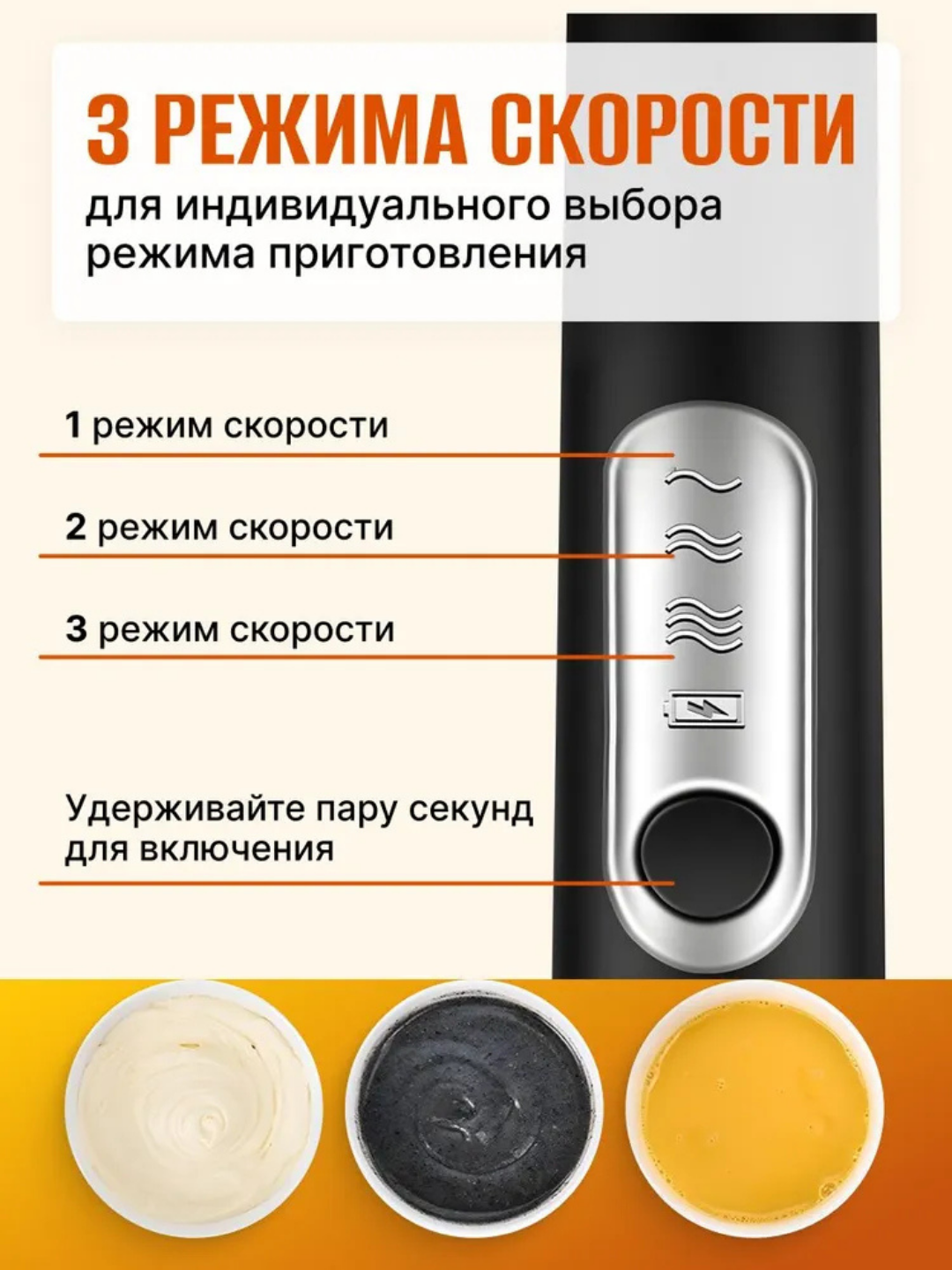 Капучинатор и вспениватель для молока электрический c аккумулятором