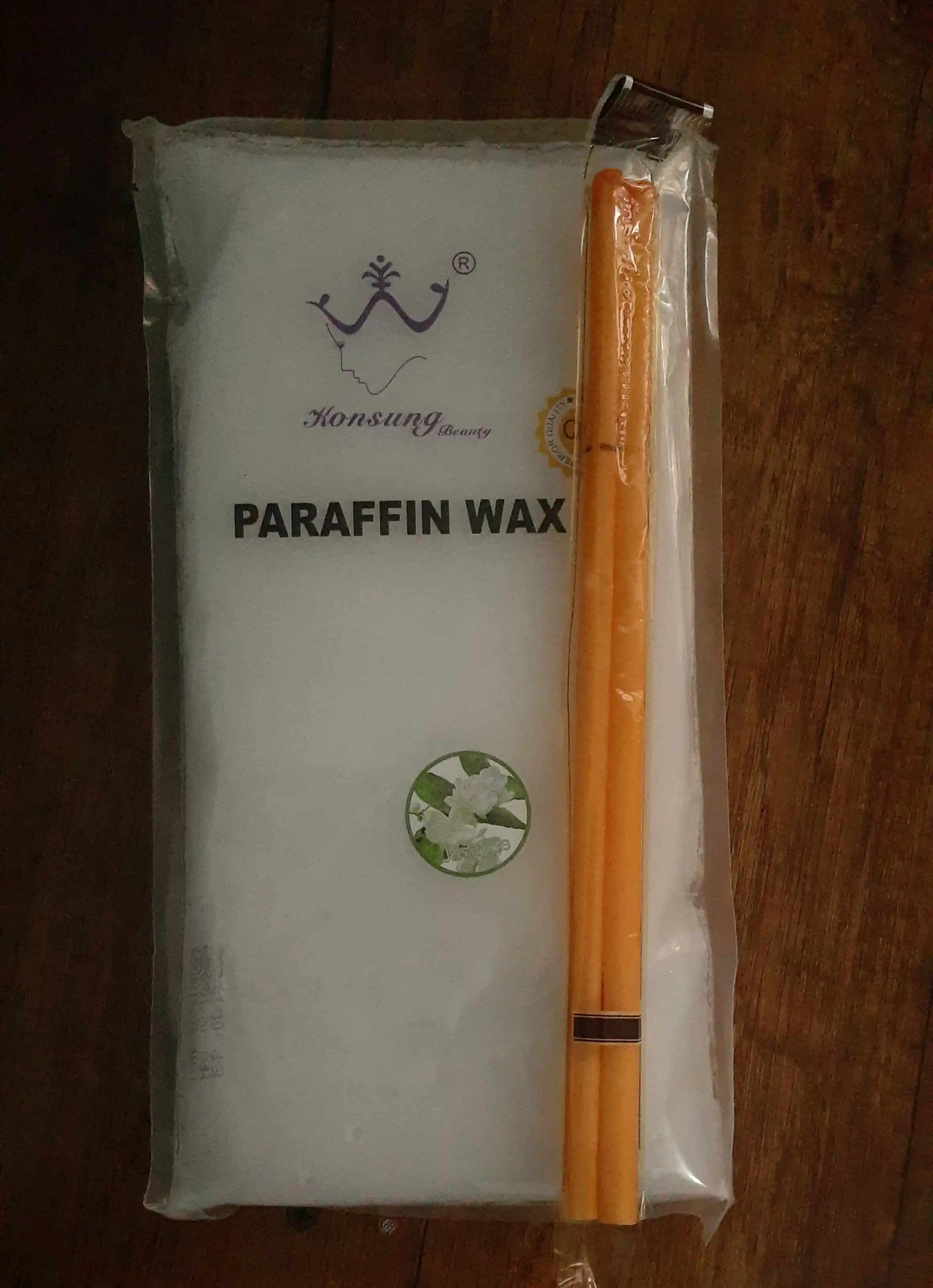 Kosmetik parafin, lavanda, jasmin, shaftoli, apelsin ekstraktlari bilan, 450 g