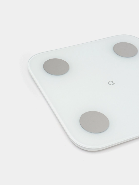 Xiaomi Body Composition S400 pol tarozisi, elektron, oq, Bluetooth 4.0