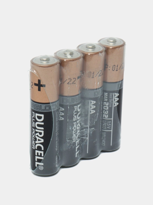 Батарейки Duracell, ААА и АА, 1,5В, 4 шт