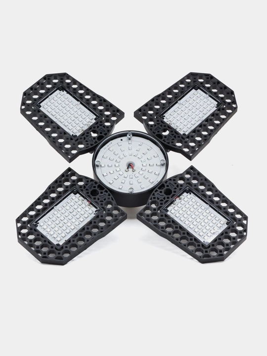 Фитолампа полного спектра. Поворотная. Цоколь E27, 240 LED, 48Вт, SMD 2835, Red + Blue