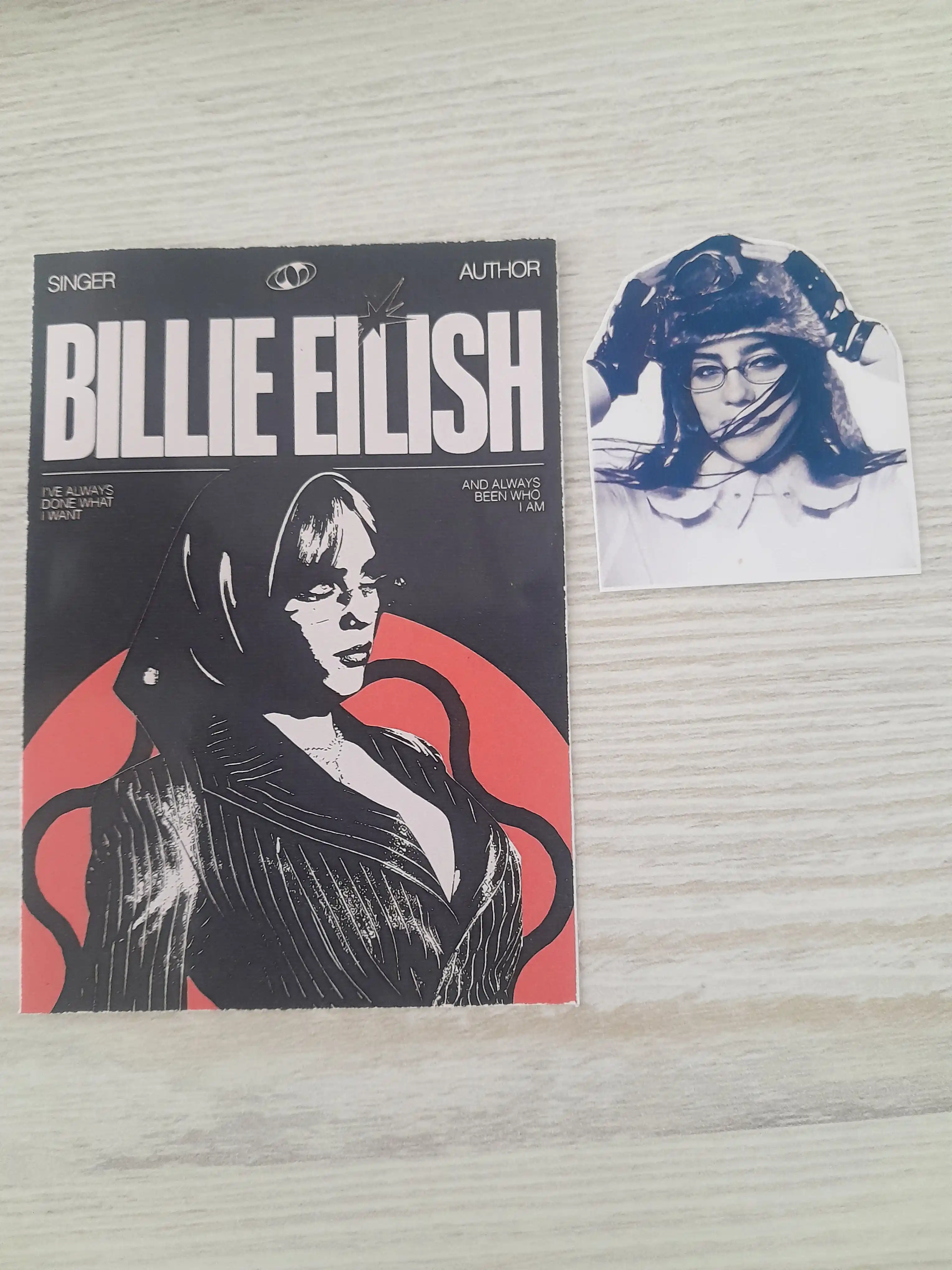 Billy Eilish, Lana Del Rey mini posteri, stiker